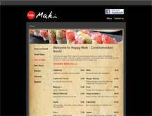 Tablet Screenshot of happymaki.com